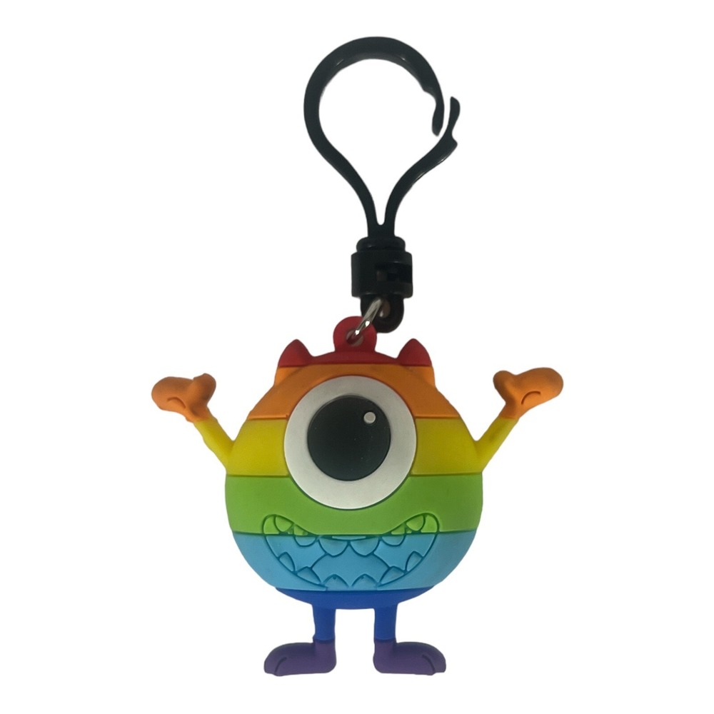 Mike Monsters Inc - Disney Pride Rainbow Series 39 Figural Bag Clip/Keychain - Picture 1 of 2